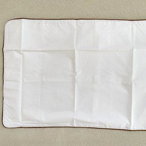 RH Restoration Hardware ITALIAN 1x Brown Border King Sham 20x34" 100% Cotton NEW